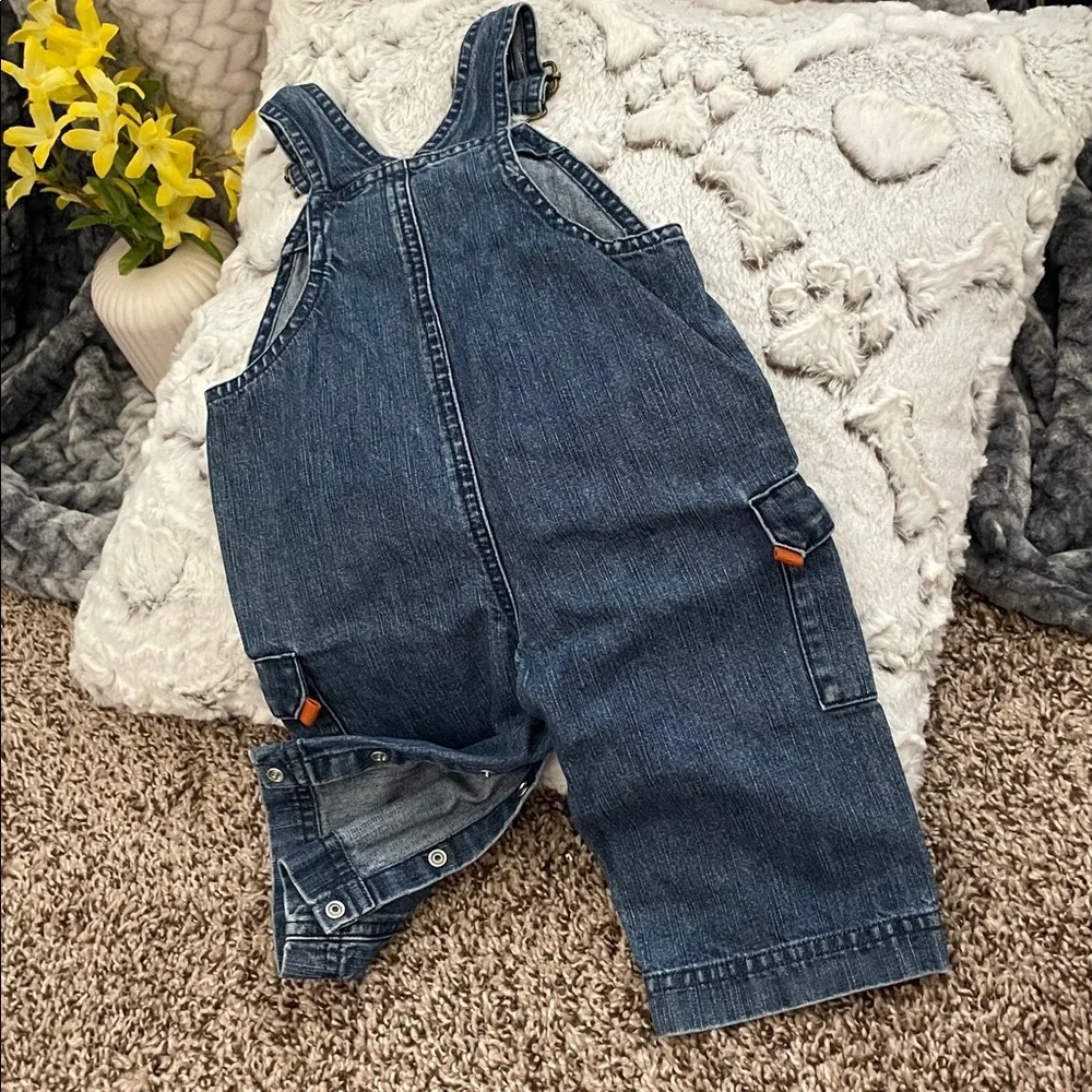 Baby Gymboree Blue Denim Classic Overalls size 24 months Barely Worn Adjustable